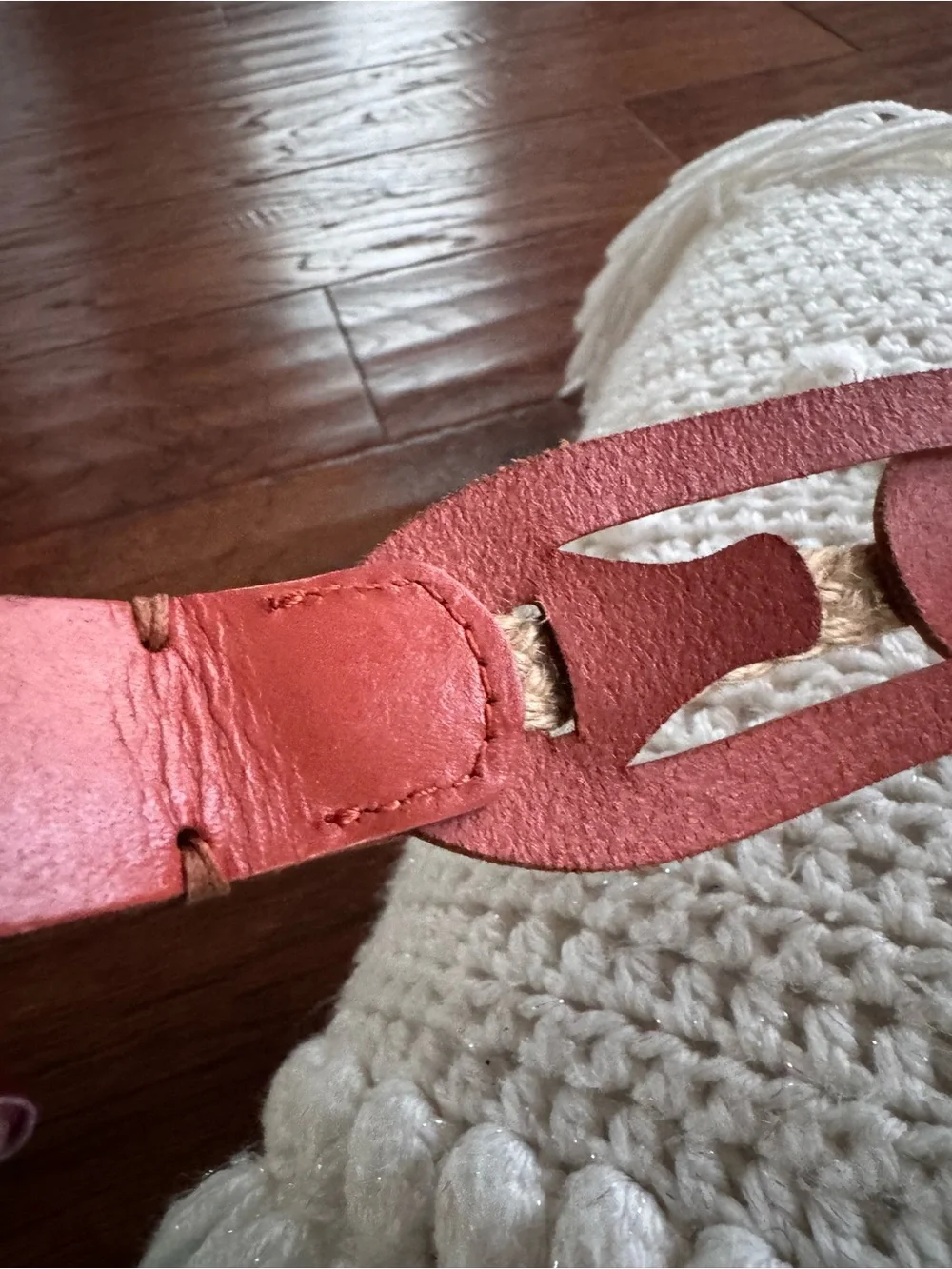 Linea Pelle Leather‎ Jute Rope Belt